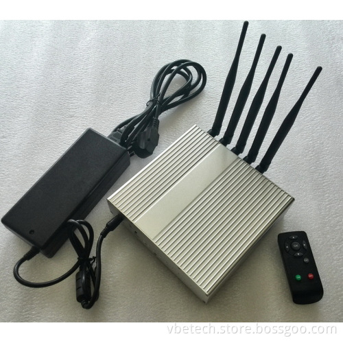 5 Bands 3G 4G Phone Jammer Lojack Jammer GPS Jammer WiFi Jammer